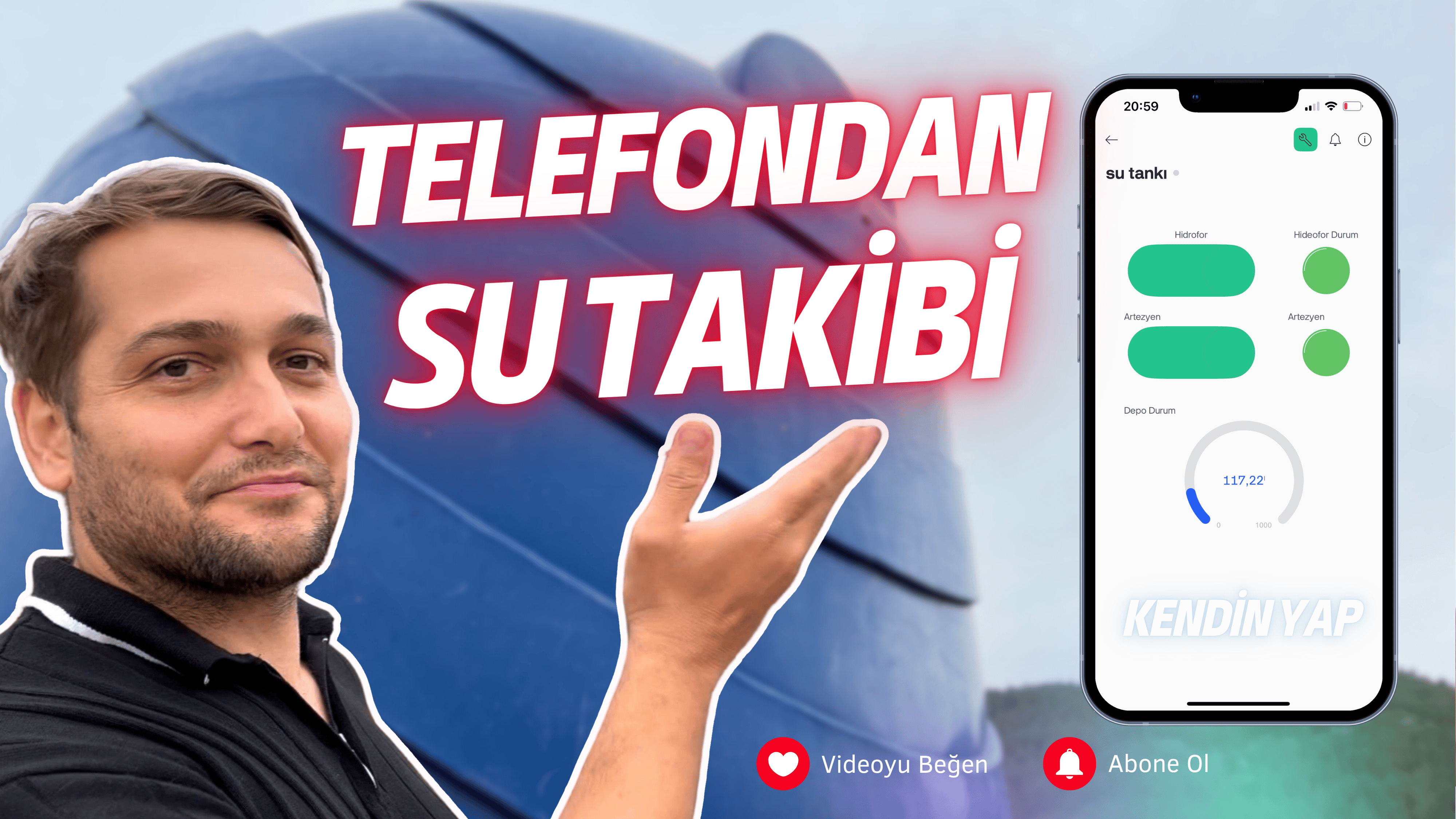TELEFONDAN SU DEPOSU TAKİBİ! Bu Otomatik Sistem Herkesi Şaşırttı!