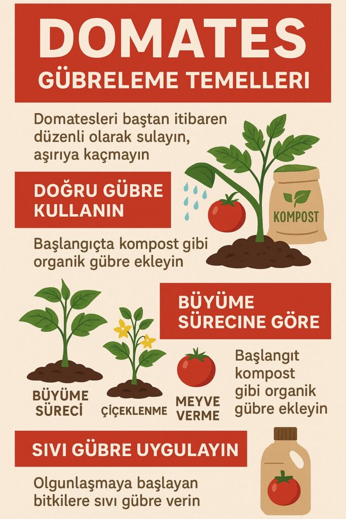domates gübrelemenin temelleri
