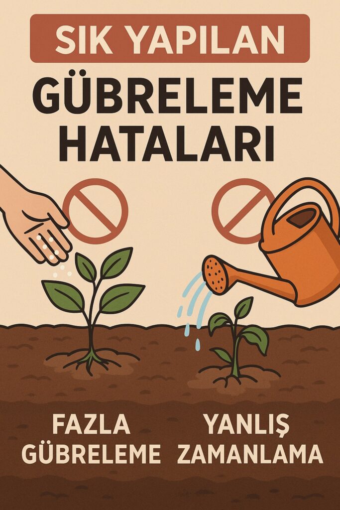 sık yapılan gübreleme hataları